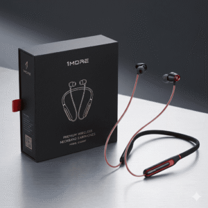 1MORE Premium Wireless Neckband Earphones with Deep Bass & HD Mic (E1026BT)