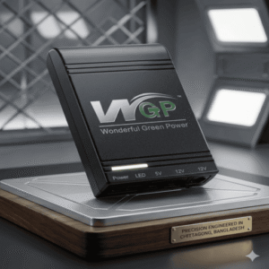 WGP Mini UPS (রাউটার ও ONU এর জন্য) 5V/12V আউটপুটসহ – লোডশেডিং ব্যাকআপ সলিউশন