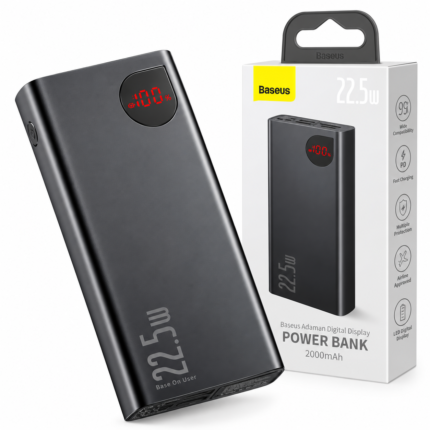 Baseus Adaman 20000mAh 22.5W Fast Charging Power Bank